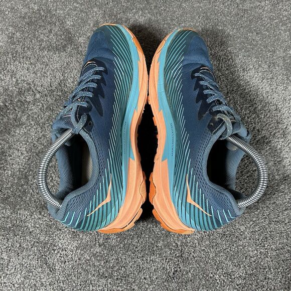 Hoka One One Torrent 2 1110497 RTCN Blue Trail Running Shoes Women’s Size 8.5 - Picture 8 of 12